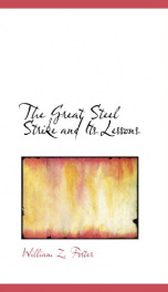 the great steel strike and its lessons_cover