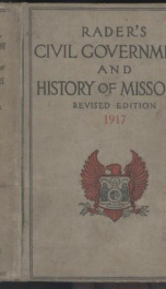 civil government of the united states and the state of missouri_cover