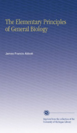 the elementary principles of general biology_cover