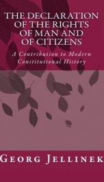 The Declaration of the Rights of Man and of Citizens_cover