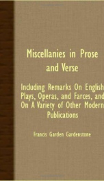 miscellanies in prose and verse including remarks on english plays operas and_cover