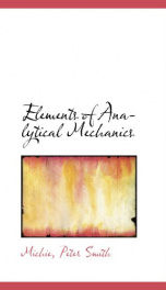 elements of analytical mechanics_cover