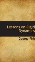 lessons on rigid dynamics_cover