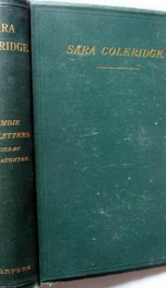 memoir and letters of sara coleridge_cover