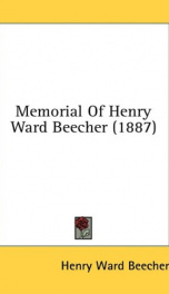 memorial of henry ward beecher_cover