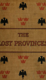 The lost provinces; how Vansittart came back to France_cover