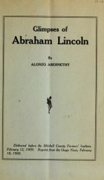 Glimpses of Abraham Lincoln_cover