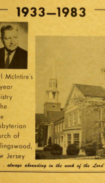 1933-1983: Carl McIntire's 50-year ministry in the Bible Presbyterian Church of Collingswood, New Jersey_cover