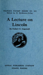 A lecture on Lincoln_cover