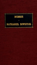 Memoir of Nathaniel Bowditch_cover