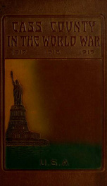 Cass County in the World War, 1917-1918-1919_cover