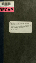 Restitution of skin by plastic operation in cases of extensive traumatic surface-defects of the scrotum and penis_cover