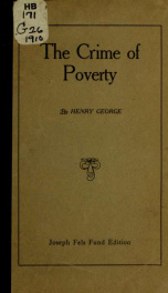 The crime of poverty_cover
