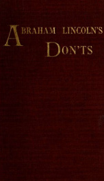 Abraham Lincoln's don'ts_cover