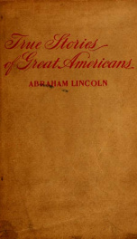 Abraham Lincoln : a character sketch_cover