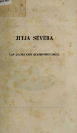 Julia Sévéra, ou, l'an cent quatre-vingt-douze_cover