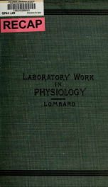 Directions for laboratory work in physiology_cover