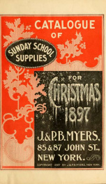 Catalogue of Sunday School supplies for Christmas 1897._cover