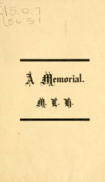 Mrs. Minerva Lee Hart, wife of Deacon Norman Hart, of New Britain, Conn., died, on Sabbath evening, October 4th, 1885, aged 88 years : a memorial_cover