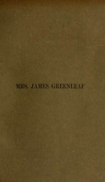 Mrs. James Greenleaf : a commemorative discourse_cover