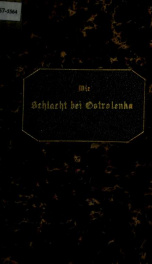 Die Schlacht bei Ostrolenka, geliefert den 14/26. Mai 1831_cover