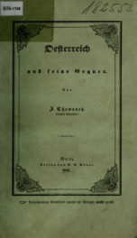 Oesterreich und seine Gegner_cover