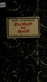 Der Geist der Gotik_cover