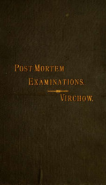Post-mortem examinations, with especial reference to medico-legal practice_cover