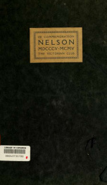 In commemoration of the one hundredth anniversary of the death of Nelson at the battle of Trafalgar, Tremont temple, Boston, Mass., U.S.A., Saturday, October twenty-first, MCMV. Official programme_cover