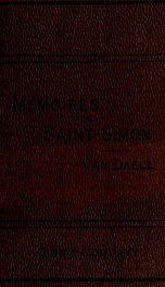 Pages choisies des Mémoires du duc de Saint-Simon_cover