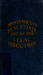 Directory of reliable real estate agents, abstracters, banks and real estate lawyers in the United States : tax and conveyancing laws, forms of acknowledgments, etc_cover