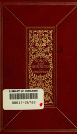 Songs and sonnets_cover