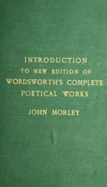 Introduction to new edition of Wordsworth's complete poetical works_cover