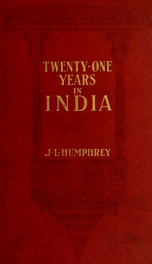 Twenty-one years in India_cover