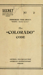 The "Colorado" code._cover