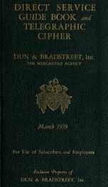 Direct service guide book and telegraphic cipher.  Dunn_cover