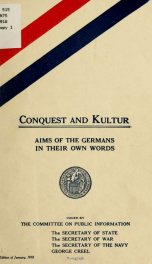 Conquest and kultur;_cover