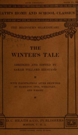 The comedy of The winter's tale;_cover
