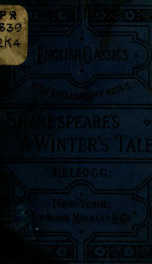 Shakespeare's The winter's tale_cover