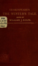 Shakespeare's comedy of the The winter's tale_cover