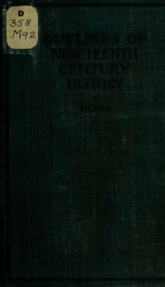 Outlines of nineteenth century history_cover