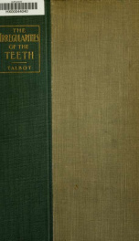 Irregularities of the teeth and their treatment_cover