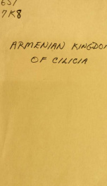 The Armenian kingdom of Cilicia_cover