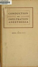 Conduction and infiltration anesthesia with novol procaine tablets_cover