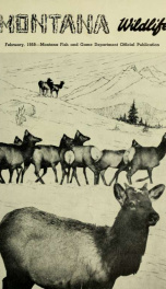 Montana wildlife VOL FEB 1959_cover