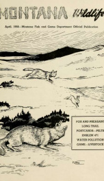 Montana wildlife VOL APR 1958_cover