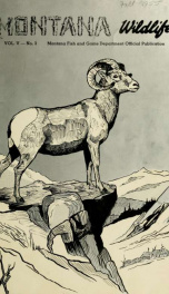 Montana wildlife VOL 5, No 3 1955_cover