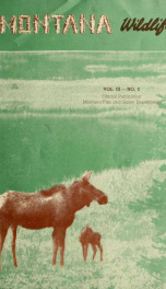 Montana wildlife VOL 3, No 2 1953_cover