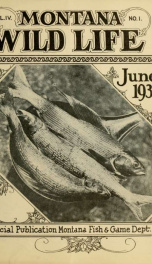 Montana wild life. Official publication VOL JUN 1932_cover