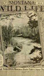 Montana wild life. Official publication VOL MAR 1932_cover